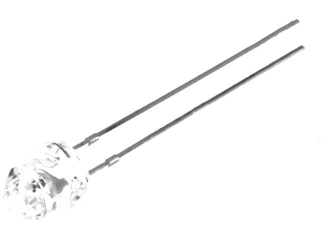 Led 4.85mm; albastru; 500-750mcd; 2.9-3.6V; 20mA; Diamond; OSB5SAEDD1A