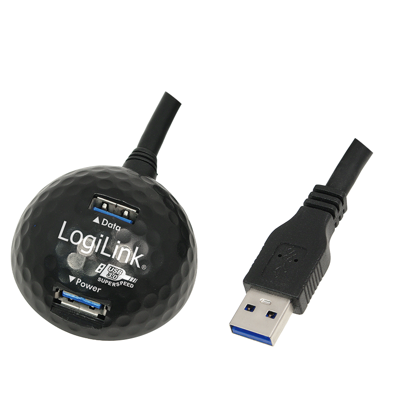 Cablu USB 3.0; USB A soclu x2, USB A mufa; nichelat; 1.5m; CU0035