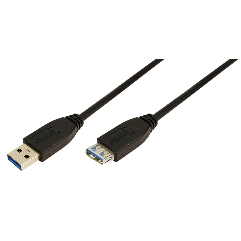 Cablu USB 3.0; USB A soclu, USB A mufa; nichelat; 1m; CU0041