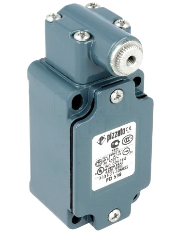 Limitator cursa, NO, NC, 10A, FD538, PIZZATO