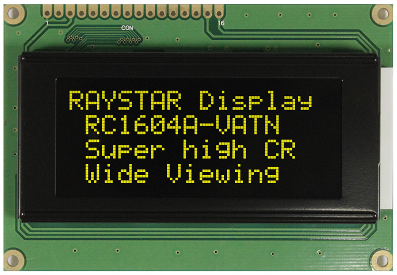 Display LCD; 16x4; VA Negative; 87x60x13.6mm; RC1604A-LLY-JWVE