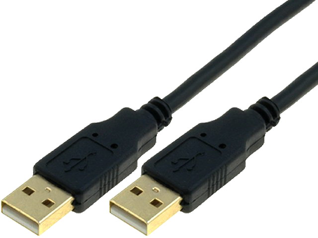 Cablu USB, 2.0; USB A mufa, din ambele parti; aurit; 5m; CU203G-B-050-PB