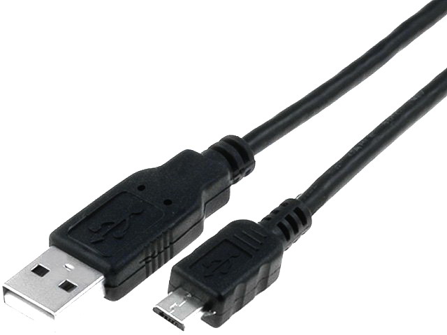 Cablu USB 2.0; USB A tata, USB B micro mufa; 3m; negru; CU271-030-PB
