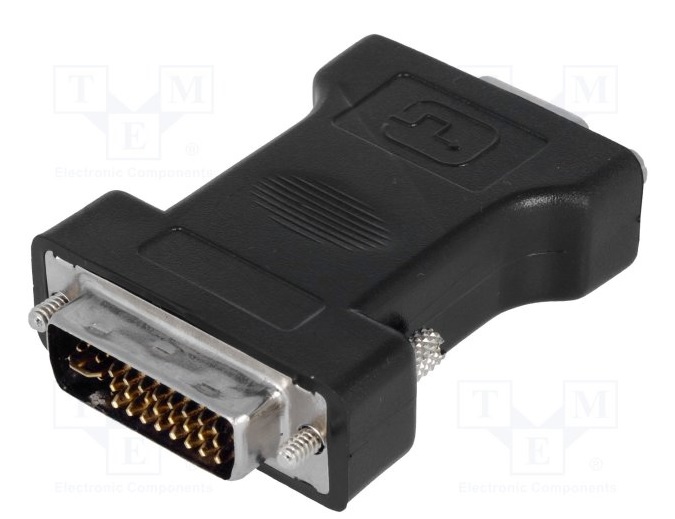 Adaptor DVI-I, tata, 24+5 pin, VGA mama HD, 15 pin, AB/DVIM/HDF