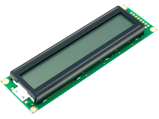 Display LCD, 24x2, 118x36x13.6mm, led, RC2402A-FHY-CSV