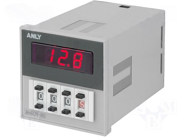 Releu timp, 0.01s-9990ore, A-AH4CN-RG-24V
