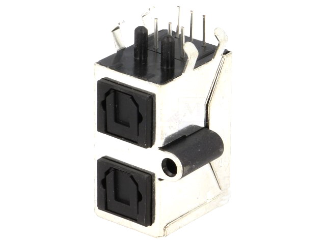 Conector optic, emitator, receptor, fibra optica; Toslink; cu capac; FC6842135TR, CLIFF