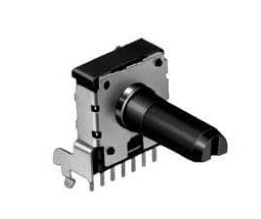 Potentiometru 50K, stereo, lin, 1B, RK14K1210A1B, ALPS