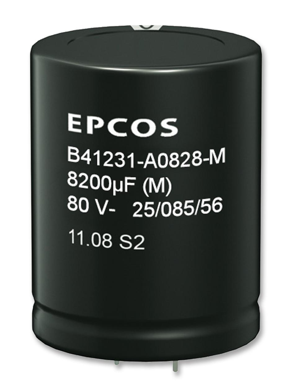 8200uF/80V, condensator electrolitic, 35x45mm, 85C, EPCOS