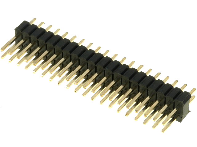 Bareta 2x20 pini, tata, pas 1.27mm, ZL320-2X20P