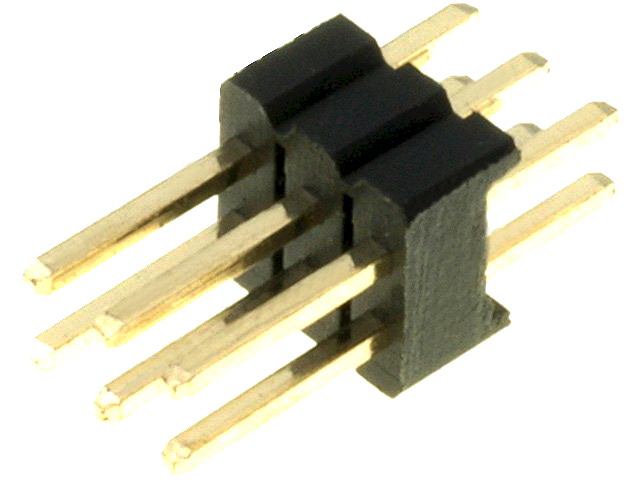 Sir pini, 2x3 pini, tata, pas 1.27mm, ZL320-2X3P