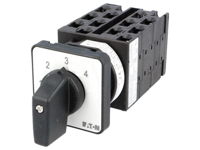 Comutator 20A, cu came, 4 pozitii, 3 poli, 6.5KW, T0-6-8271/E, EATON