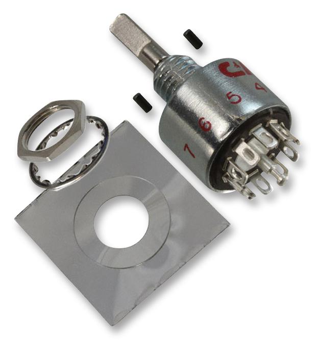 Comutator rotativ, 10 pozitii, 0.15A, MA00L1NZQD, C&K COMPONENTS