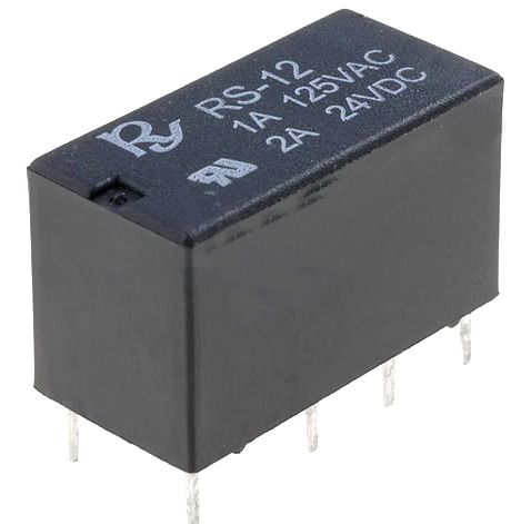 Releu 12VDC, DPDT, 2A, RS-12, RAYEX ELECTRONIC