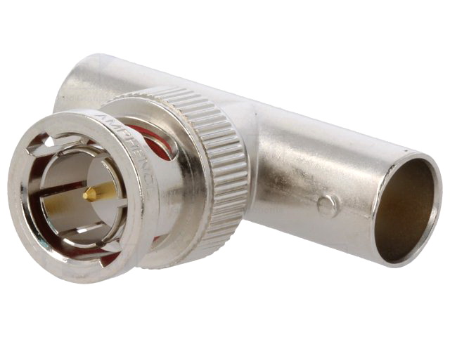 Adaptor BNC in T, 50 ohmi, aurit, B9073D1-ND3G-50, AMPHENOL