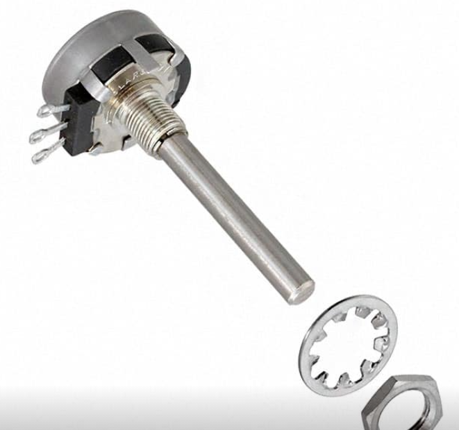 Potentiometru 100R, de putere, 2W, AX 6.35mm, 53C1100, HONEYWELL