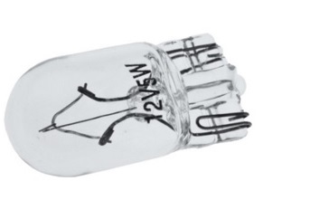 Bec 12V, auto, W2.1x9.5d, 400mA, 5W, LAMP-C2504