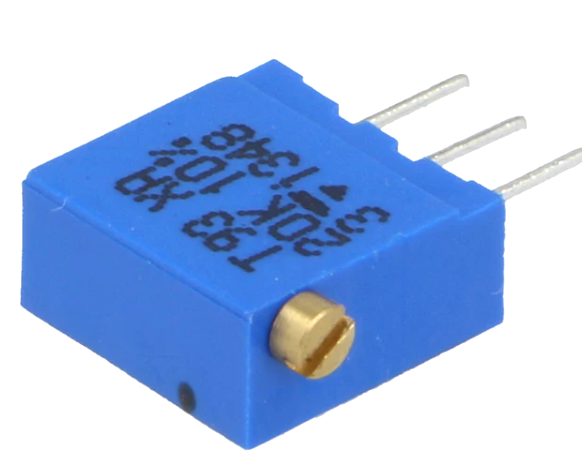 Semireglabil Multitura, 20K, 22 ture, T93XA20K, VISHAY