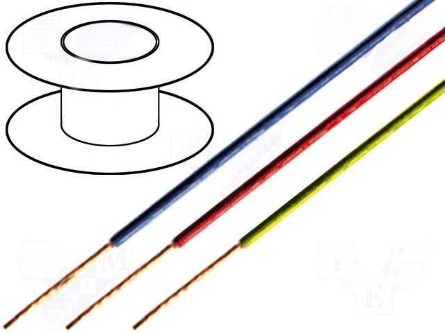 Conductor 0.75mm2, MY, solid, pt montaj, rosu, H05V-U075RT