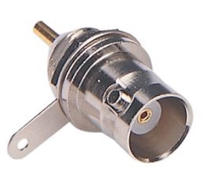 Mufa BNC, panou, mama, 50 ohmi, standard militar, 4 GHz, 5-1634523-1