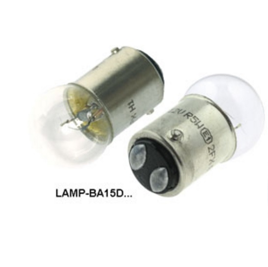 Bec 28V, BA15D, cu incandescenta 5W, LAMP-LAPM-BA15D/28V