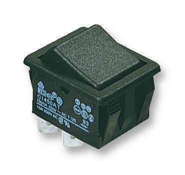 Comutator basculant, OFF-ON, 20A, 4 pini, DPST, orificiu montare 28.2x22.3mm, C1550ATAAD