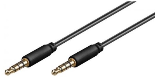 Cablu iPhone, cablu audio, jack stereo, 4  inele, 1.5m, CABLE-IPHONE-404/4