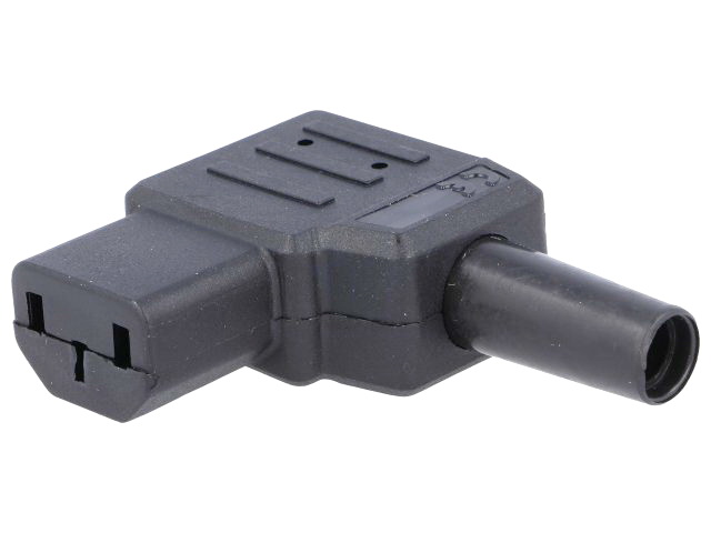 Mufa alimentare, mama, IEC, pt.cablu, VDE, 10A, PC-114