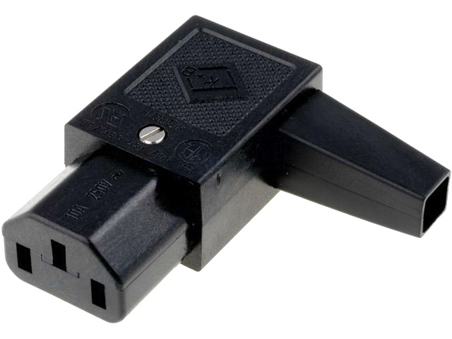 Mufa alimentare, mama, IEC, pentru cablu, 10A, PC-118