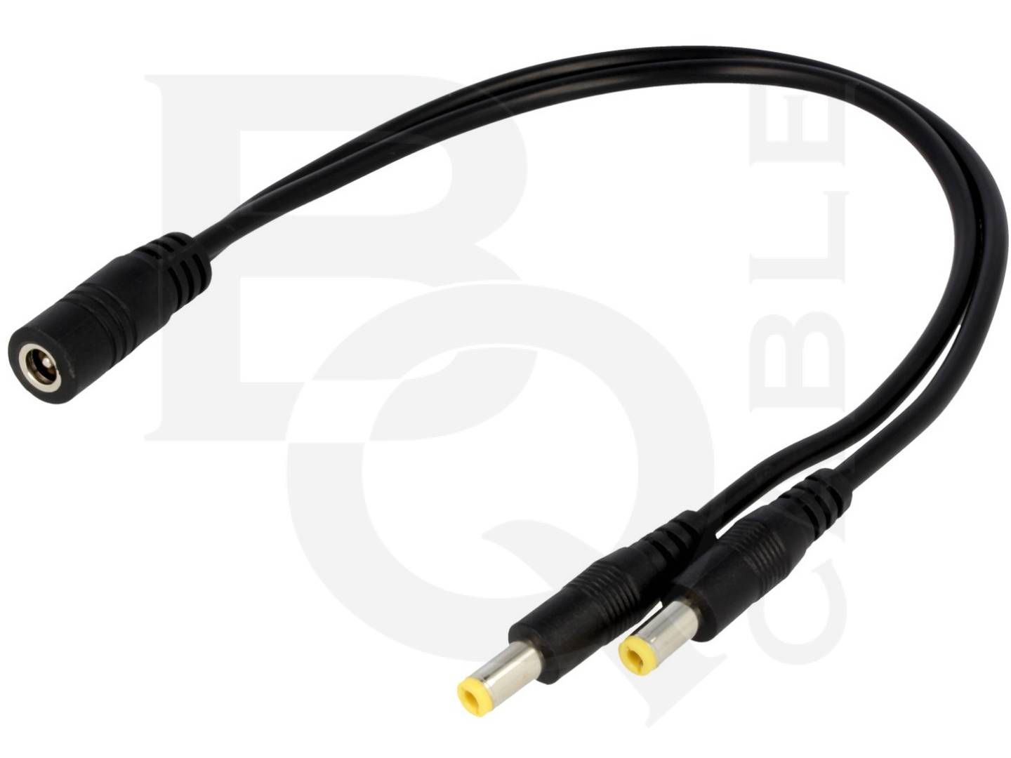 Cablu spliter, 2 x mufa, 5.5x2.1mm, soclu 5.5x2.1mm, 0.5mm2, DC.SPL.0200.0020