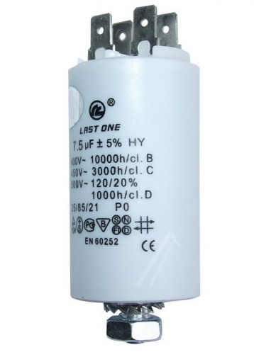 Condensator pornire motor 55uF, 450V, papuc, MOTCAP-55