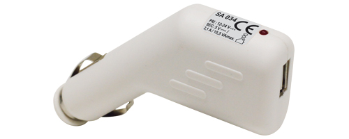 Adaptor usb, auto, 12-24v, 5VDC, 2100mA, SA034
