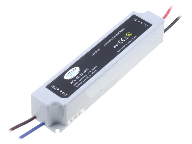 Sursa alimentare leduri, 59W, 22-42VDC, 1400mA, IP67, ACL-CC-60-1400