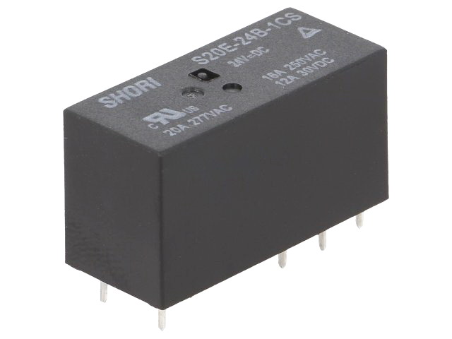 Releu 24V, SPDT, 20A, S20E-24B-1CS, SHORI