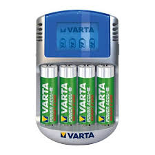Incarcator acumulatori NIMH, AA, AAA, R3, R6, ALIMENTARE 12VDC, LCD-CHARGER/4X2400, VARTA