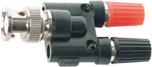 Adaptor BNC, 2 x banana 4mm, mama, BNC-119