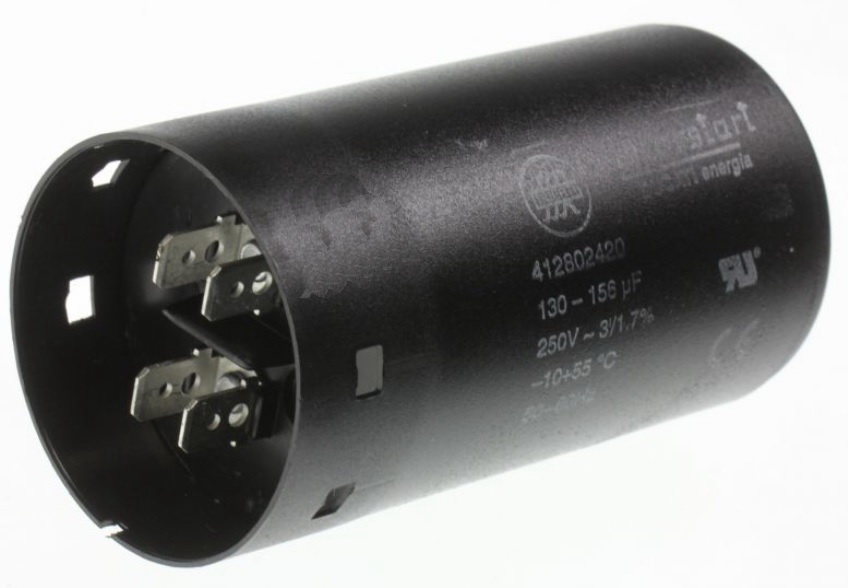 130uF-156uF, 250V, condensator pornire motor, KAPM-130/250V, DUCATI