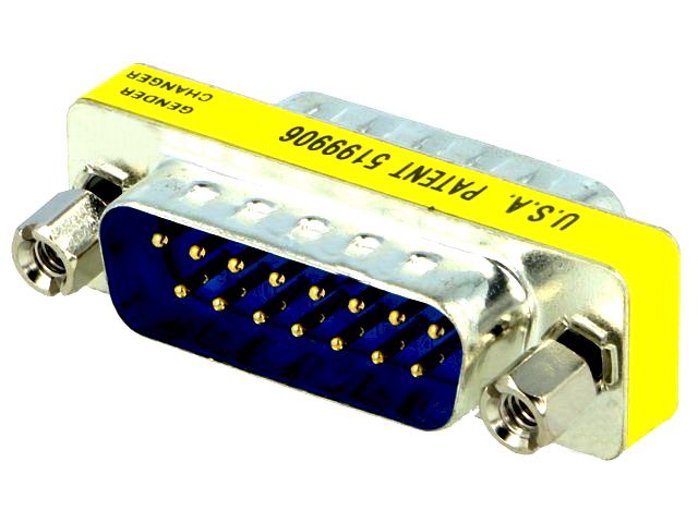 Adaptor D-SUB, 15 pin, tata, tata, 1:1, DMGC-1515-MM