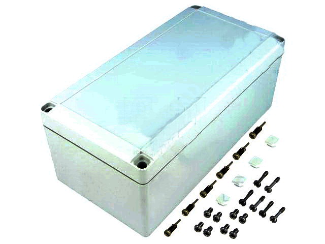 Cutie ABS, gri, IP66, IP67, 124x244x97mm, ABQ3122410