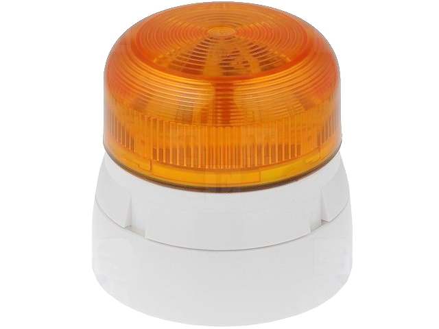 Baliza lumina continua, portocaliu, 230VAC, 45-712621