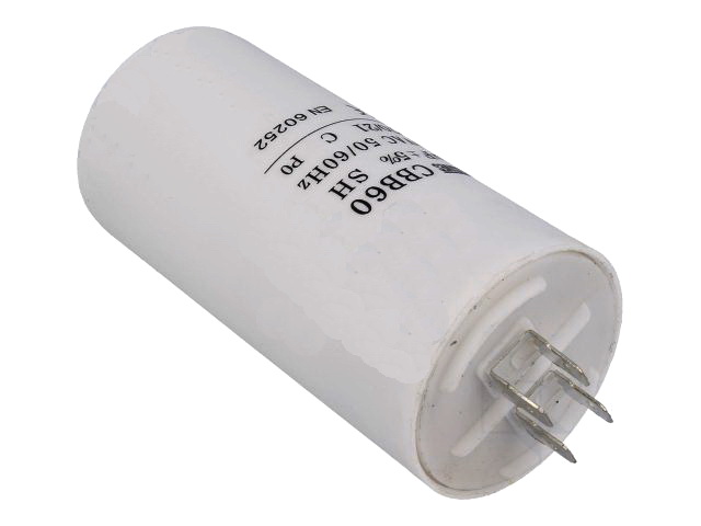 Condensator pornire motor 50uF, 450V, terminal conector plat, CBB60A-50/450