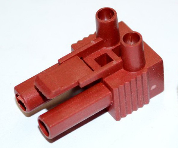 Conector 2 cai, regleta deconectabila, 400V, 16A, 2 piste, tata, maro, BMM9021