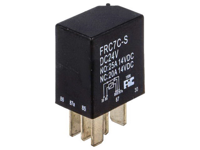 Releu auto 24VDC, SPDT; 25A; 5 pini, FRC7C-S-DC24V