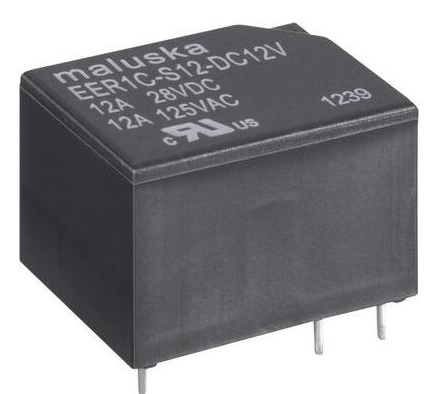 Releu 12VDC, 12A, SPST-NO, EER1C-S-12-DC2UV