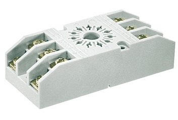 Soclu releu 11 pini; sina, R15; 10A; 250VAC; RELPOL; GZ11