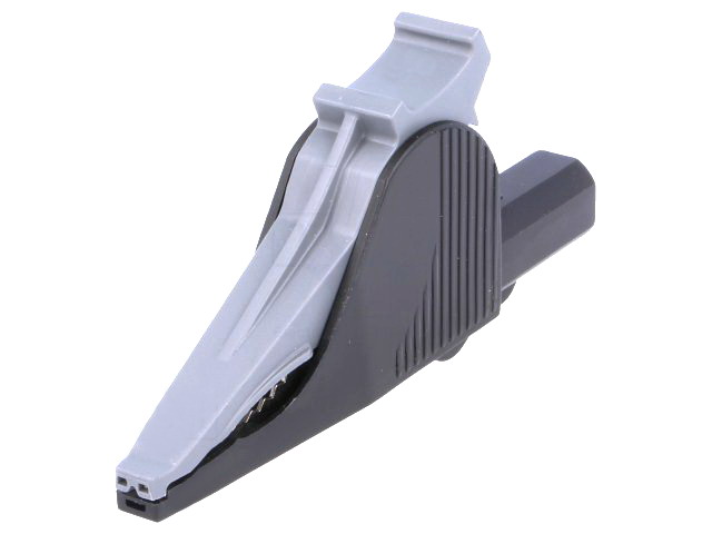 Crocodil 1kV, izolat, soclu banana, 4mm, 36A, 1KVDC, negru, PJ5066-IEC-B