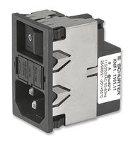 Soclu tata; IEC60320; C14(E); 6A; filtru; 0.7mH; DPST; KMF1.1161.11