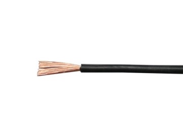 Conductor 4mm2, flexibil, izolat PVC, negru, MYF-4-B