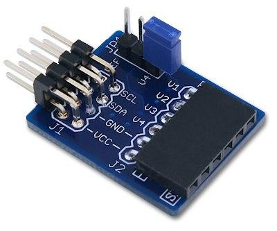 Convertor analog digital, ADC, Pmod; I2C; 12 biti, AD7991; 410-217P