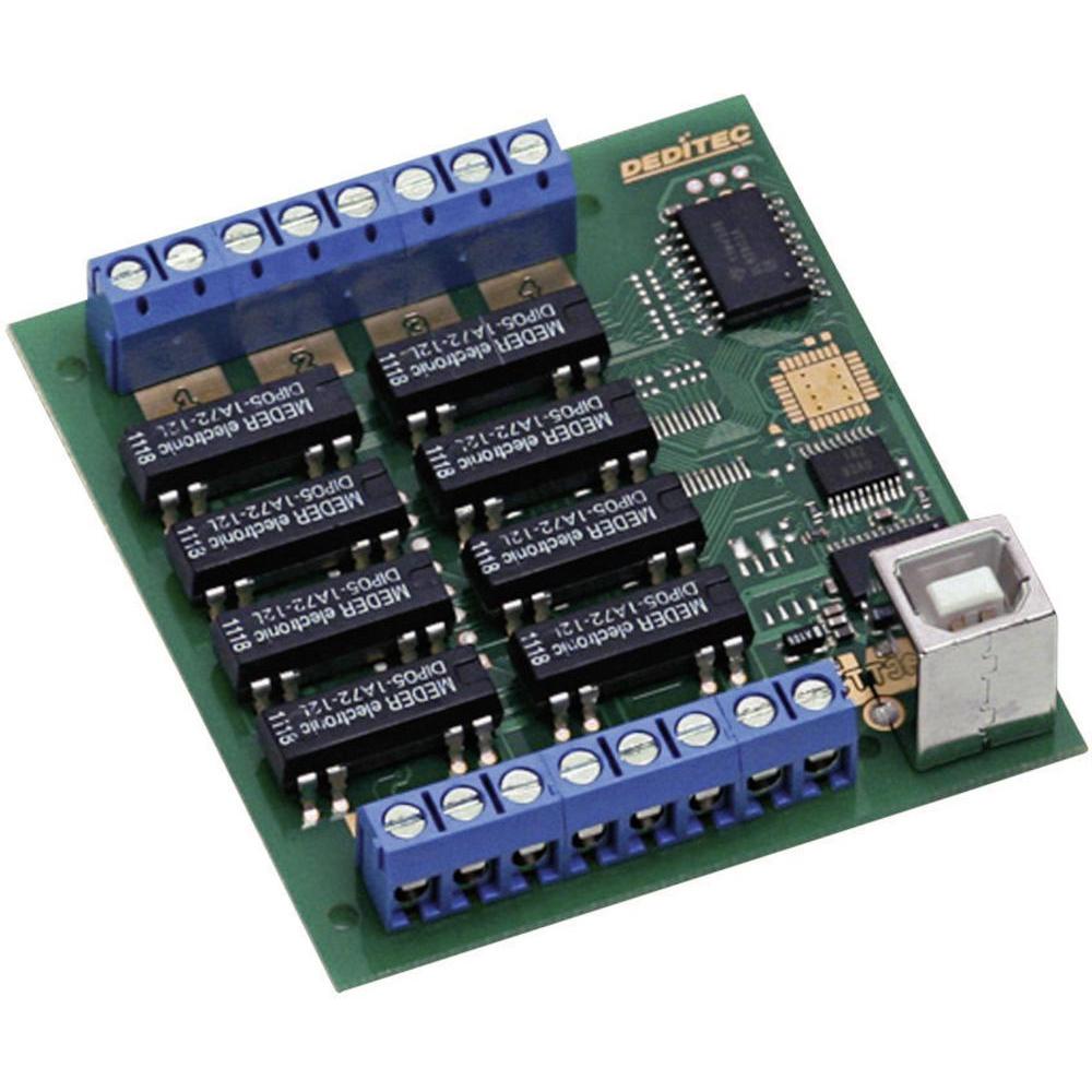 Modul comanda 8 relee, 5VDC, 8A, USB, USB-RELAY8-DRIVER